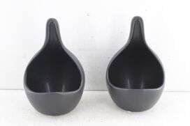 Arr9 Deco Nve - Keramiek Druppel Pot Zwart