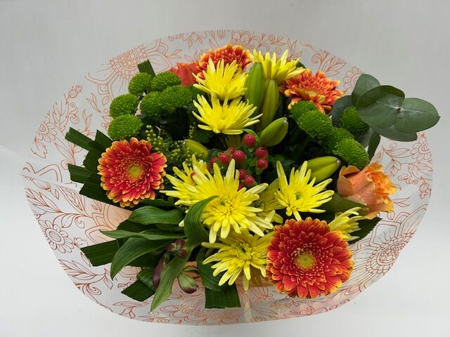 Boeket Twister Geel Oranje