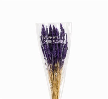 Dried Soft Silk Worms Purple Bunch