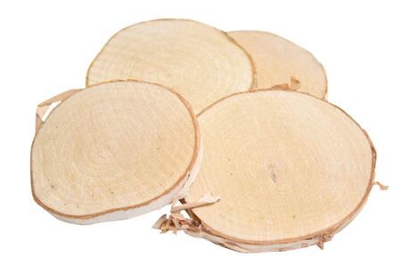 Birch Slice Round Ø9-10cm