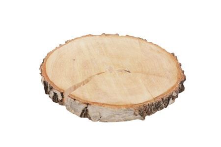 Birch Slice Rnd 23-26cm Naturel