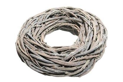 Wr Flat Rattan 65cm Frosted White