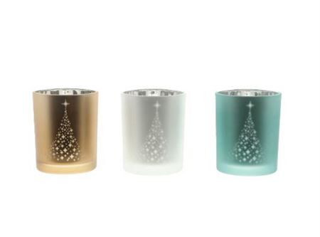 Tealight House 3 Ass H8d7