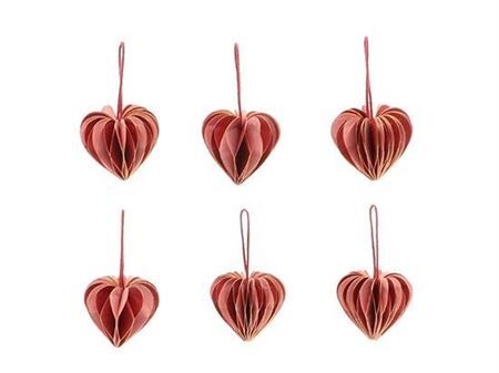 Hanger Heart Tone Foldy 6pcs H4d4