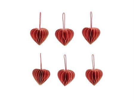 Hanger Heart Foldy 6pcs H4d4