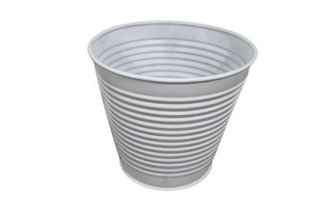 Pot Zinc White 11cm