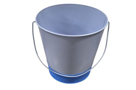 Zinc Pot Blue 18cm