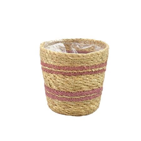 Basket Jute Pink 13cm