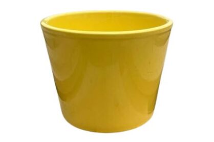 Pot Ceramic Yellow 10cm