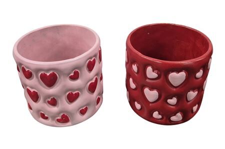 Pot Heart 12cm