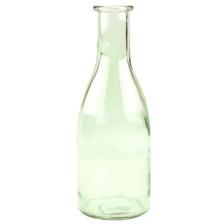 Vase Glass Green D6xh18