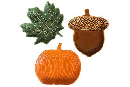 Plate Ceramic Autumn Assorti 18cm