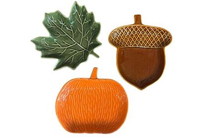 Plate Ceramic Autumn Assorti 18cm