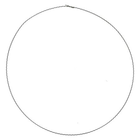 Anneaux de fil plat d35cm