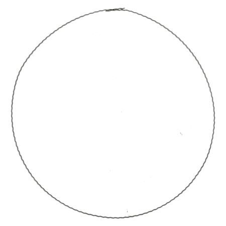 Anneaux de fil plat d30cm