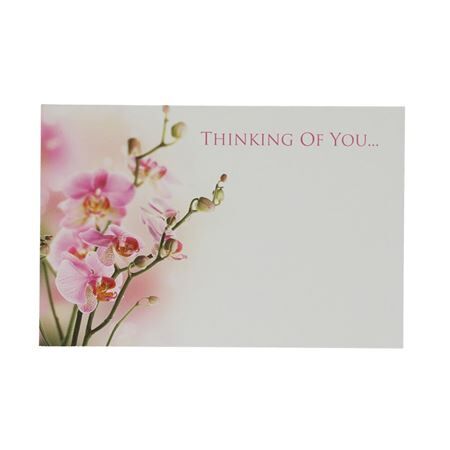 Kaart 9*6cm x50 Thin.of You