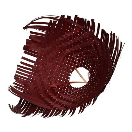 Bamboe vlecht d34cm