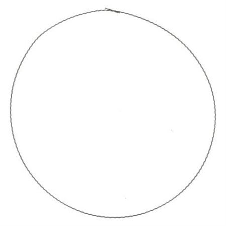 Anneaux de fil plat d40cm
