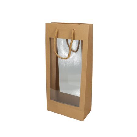 Gift bag 2 fenêtres 18*9*38cm