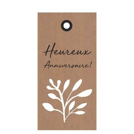 Kaart 5*10cm x20 Anniversaire
