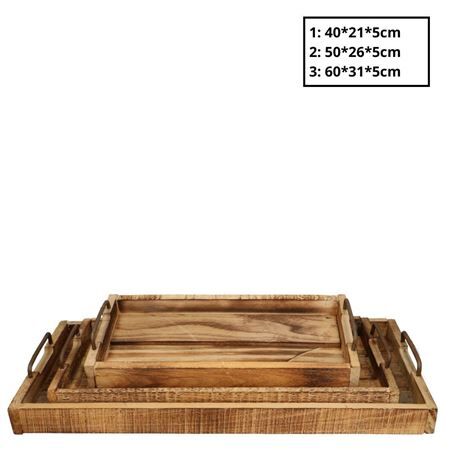 Tray Sturdy S/3 60*31*5cm
