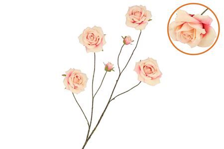 Silk Roses Wild Orange 126cm Nm