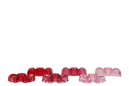 Bowy Jolly Pink Mix Candle Holder Bow Tie Ass 10x5