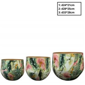 Monstera Topf S/3 d33*28cm