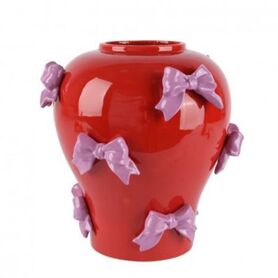 +Vase/noeud d25.5*25.5cm