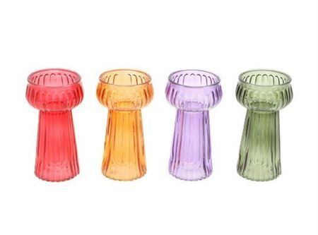 Vase Bulb Carmen 4 Ass H14d7.5