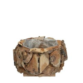 Planter driftwood d25*12cm