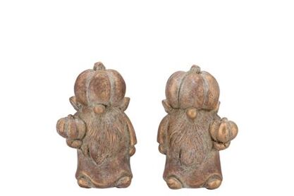 Concrete Golden Gnome Ass 10x8x16cm