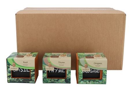 Greengift Basil Oregano Thyme Mix Box 9x8cm