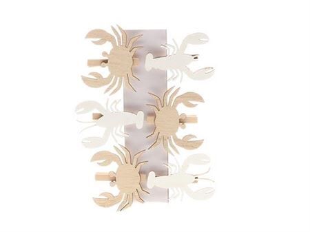 Crab/lobster On Clip 6pcs L14w2h22