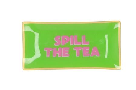 Plate Rectangle Spill The Tea 20x10x2cm
