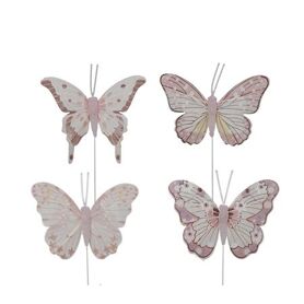 Butterfly/wire 8cm x12