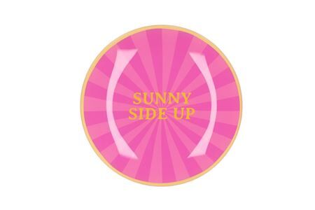Plate Round Sunny Side Up 18x18x2cm