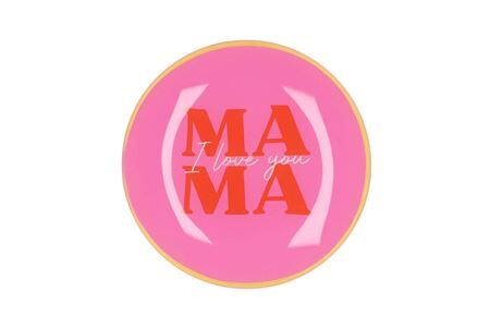Plate Round Mama 18x18x2cm