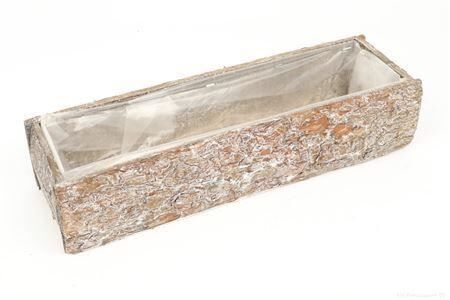 Planter Locust Bark L40w12h9