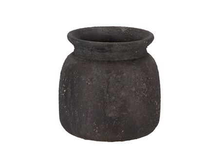 Bali Black Coal Jug 17x16cm