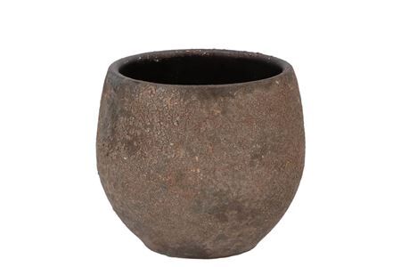 Bali Indonesian Grey Pot 18x16cm
