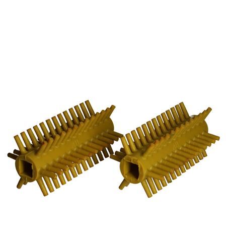 Brosse peigne court doux x2