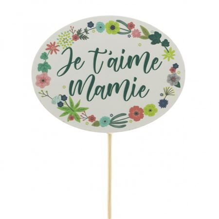 15cm Je t'aime Mamie 6.5cm