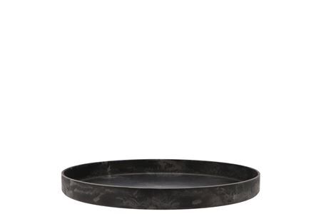 Melamine Grey Tray 22x22x2cm Nm