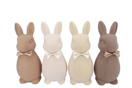 Easter Flock Natural Brown Bunny Xl Ass 26x30x63cm