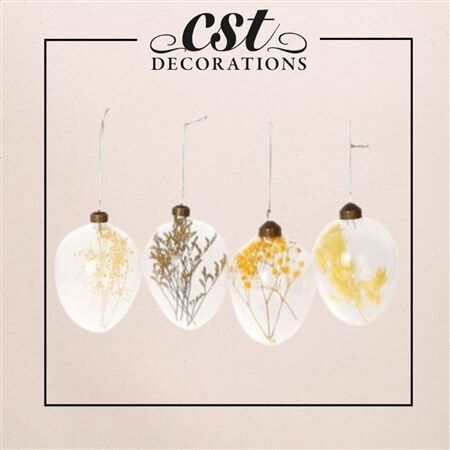 Pasqua pend. vetro ouvo 10*8cm