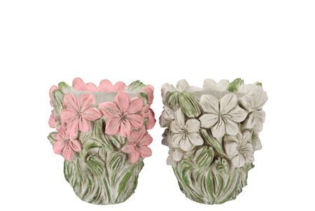 Dante Pink White Pot Pretty Ass 22x22x20cm