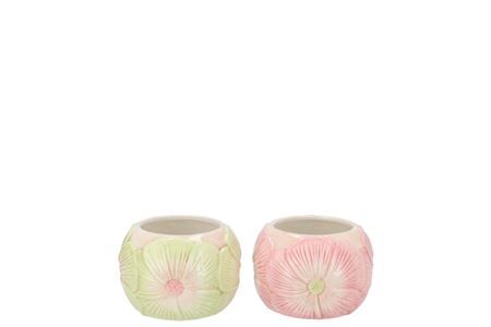 Demi Pastel Flower Pot Ass 9x9x6cm