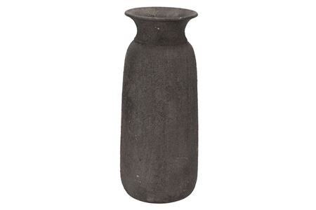 Bali Black Coal Vase 18x40cm