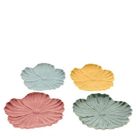 Plate Flower d20.5*3.5cm